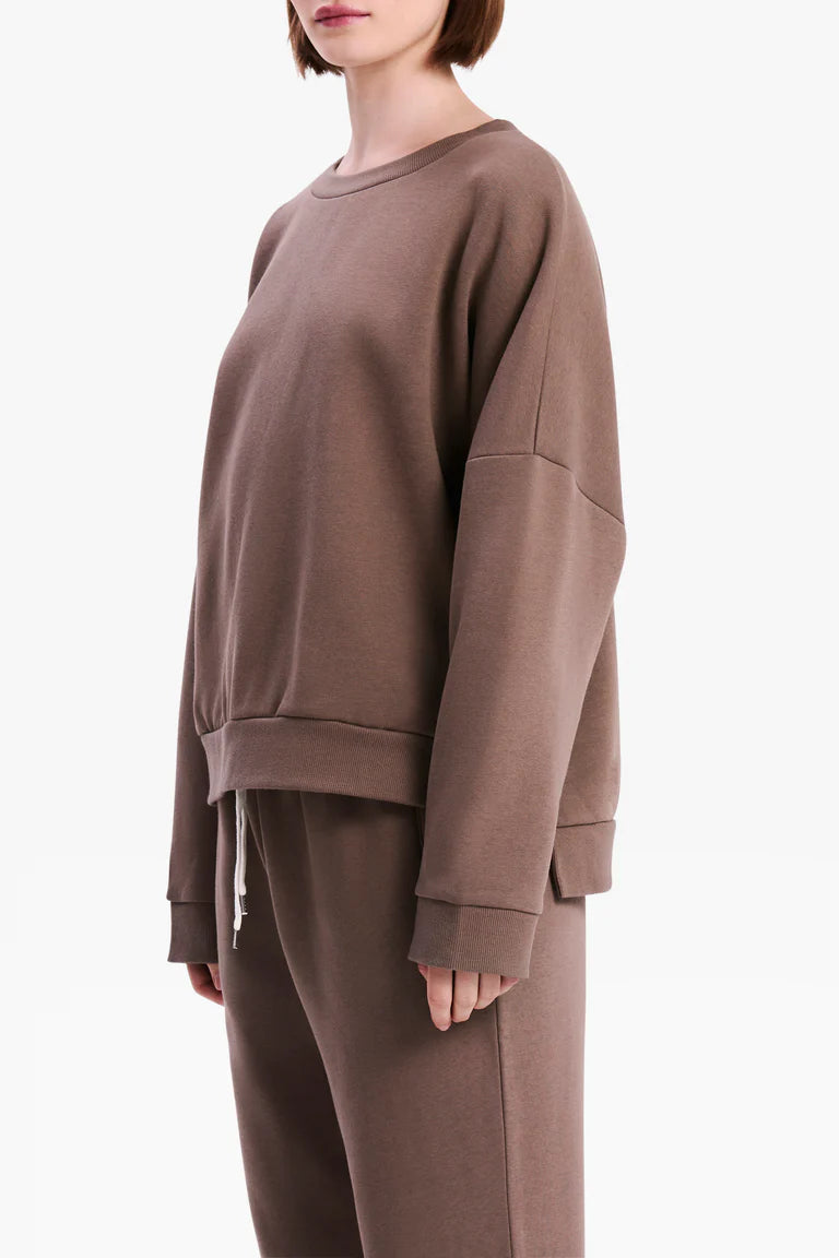Carter Classic Oversized Sweat - Ash
