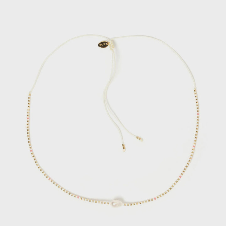 Arms Of Eve Charlotte Choker- White & Pink