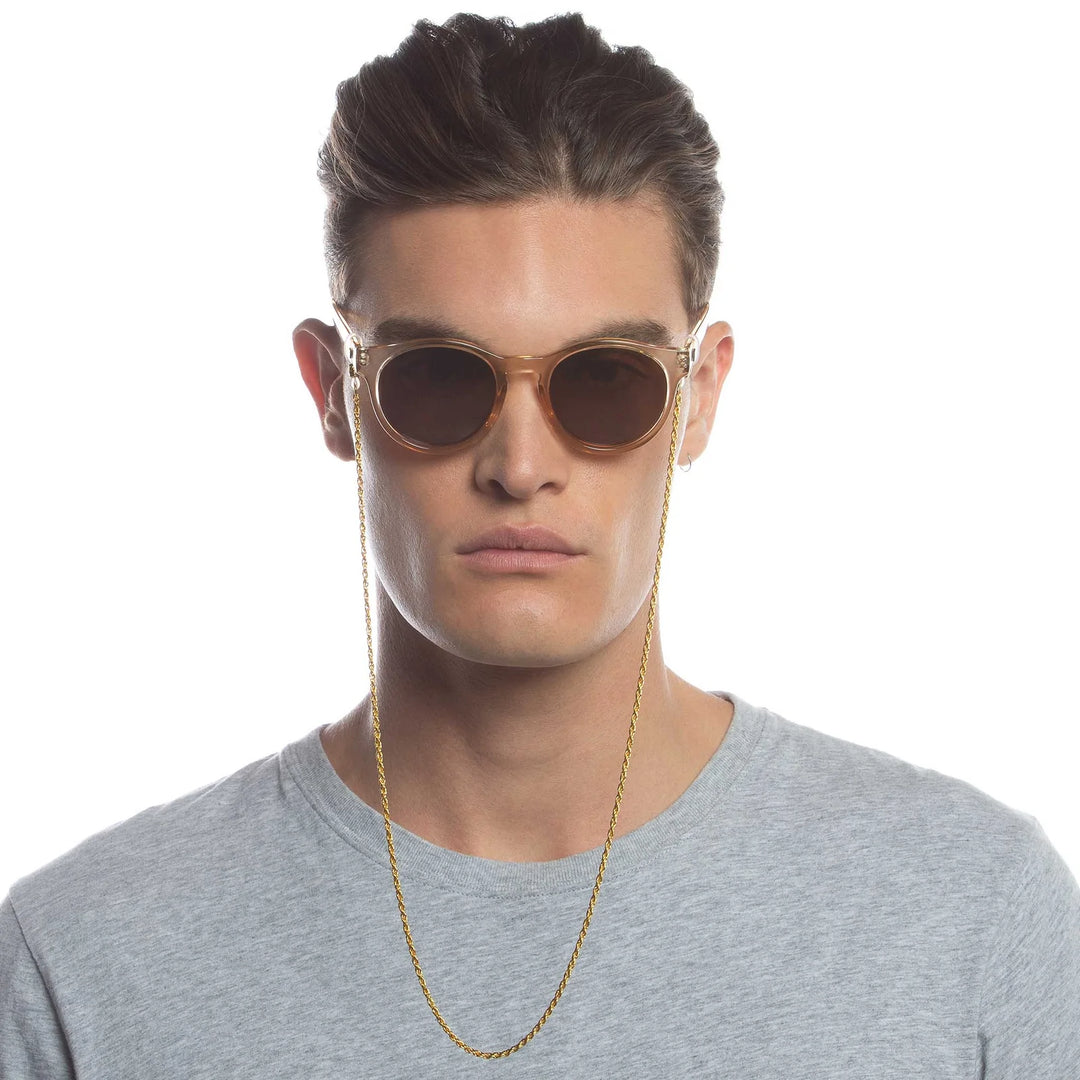 Neck Chain - Gold - Hollow Rope