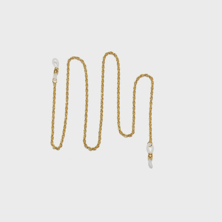 Neck Chain - Gold - Hollow Rope