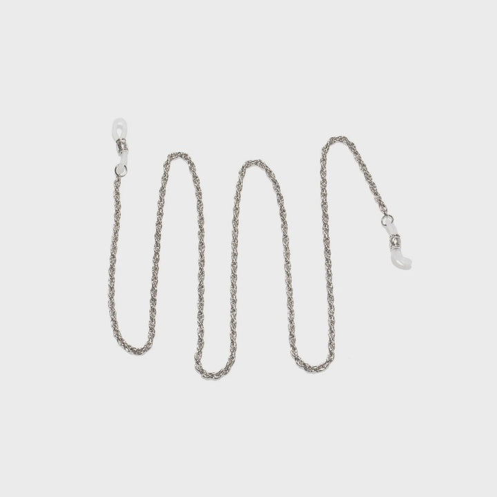 Neck Chain - Platinum - Hollow Rope