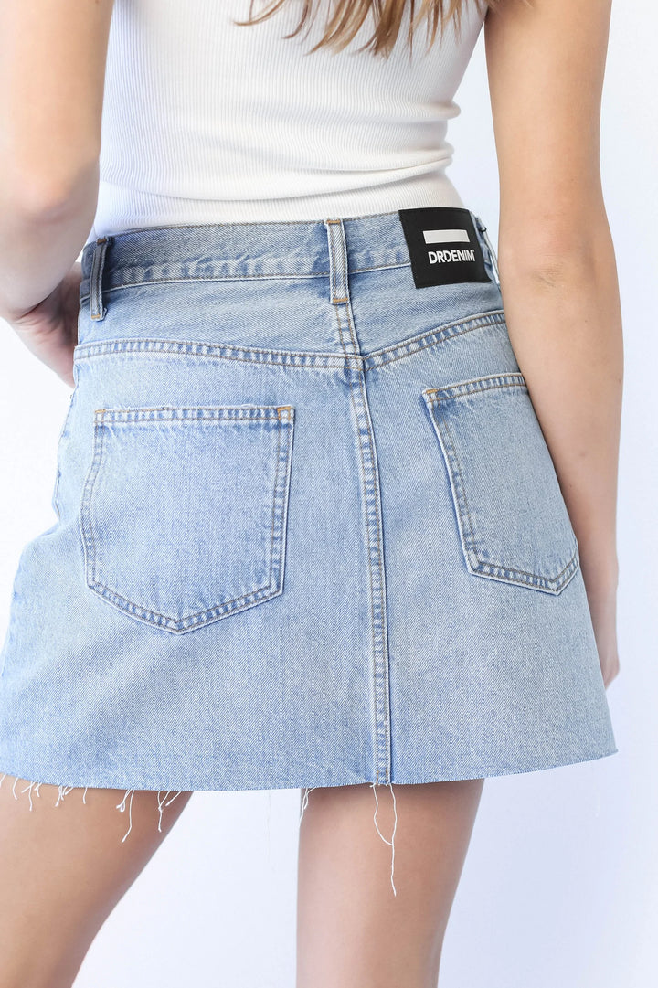 Echo Mini Skirt - Empress Light Blue