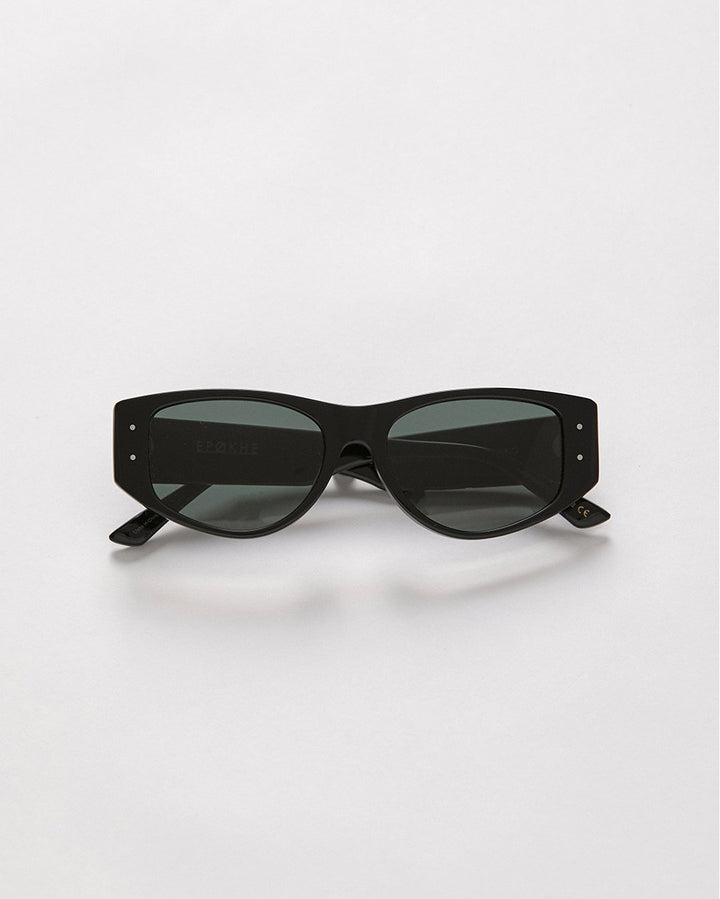 Eno - Black Polished/Green