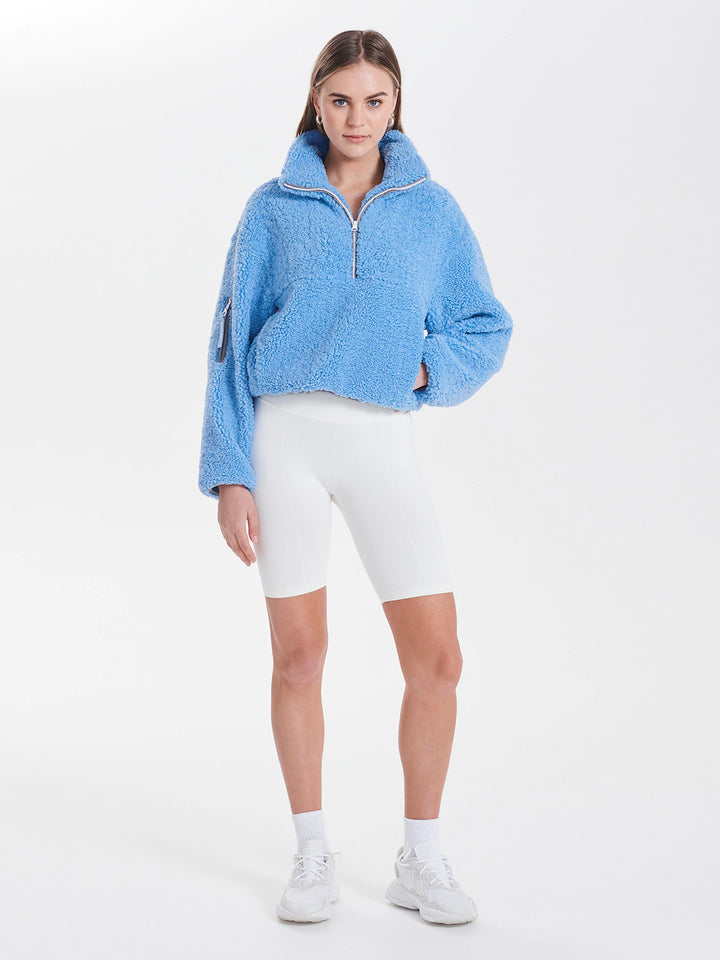 Maeve Teddy Jacket - Cornflower