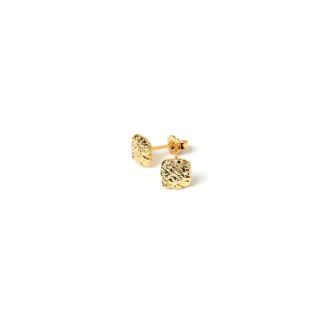 Francesca Gold Stud Earrings