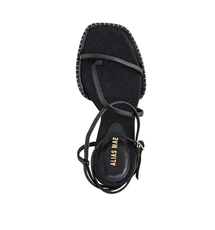 Ginger- Black/Black Leather