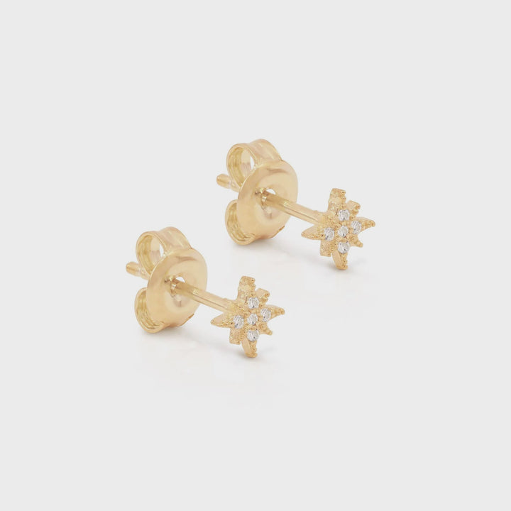 By Charlotte Starlight Earrings - 18k Gold Vermeil