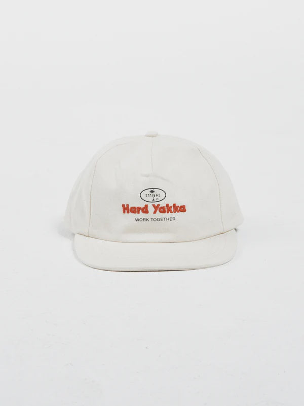 Hard Yakka x Thrills Union 5 Panel Cap - Unbleached