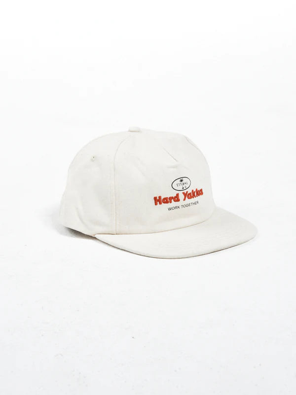 Hard Yakka x Thrills Union 5 Panel Cap - Unbleached
