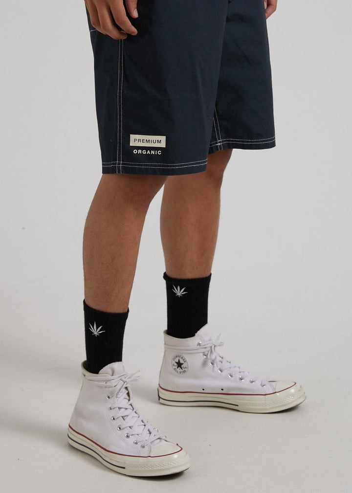 Happy Hemp Socks- Black