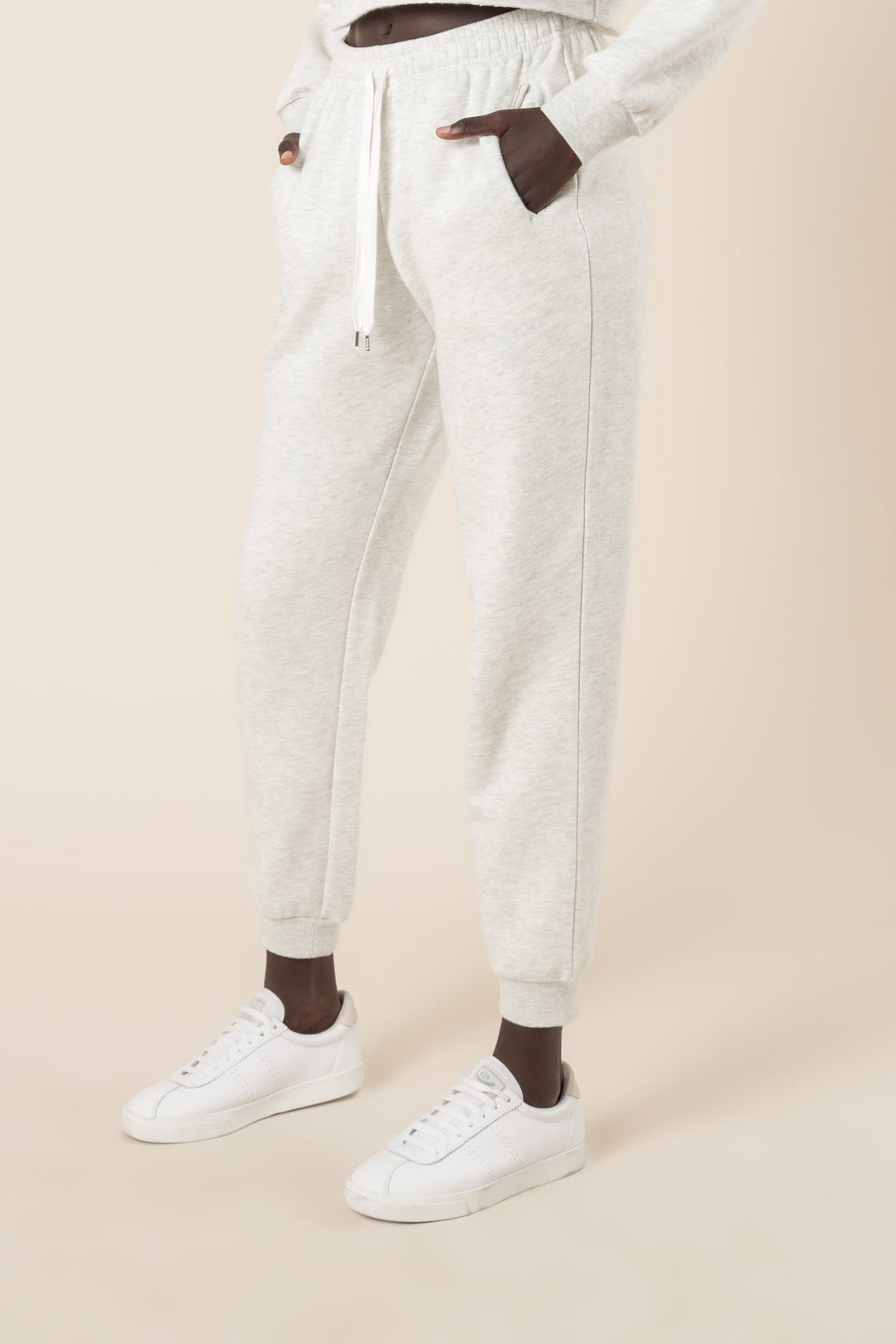 Carter Classic Trackpant - Snow Marle