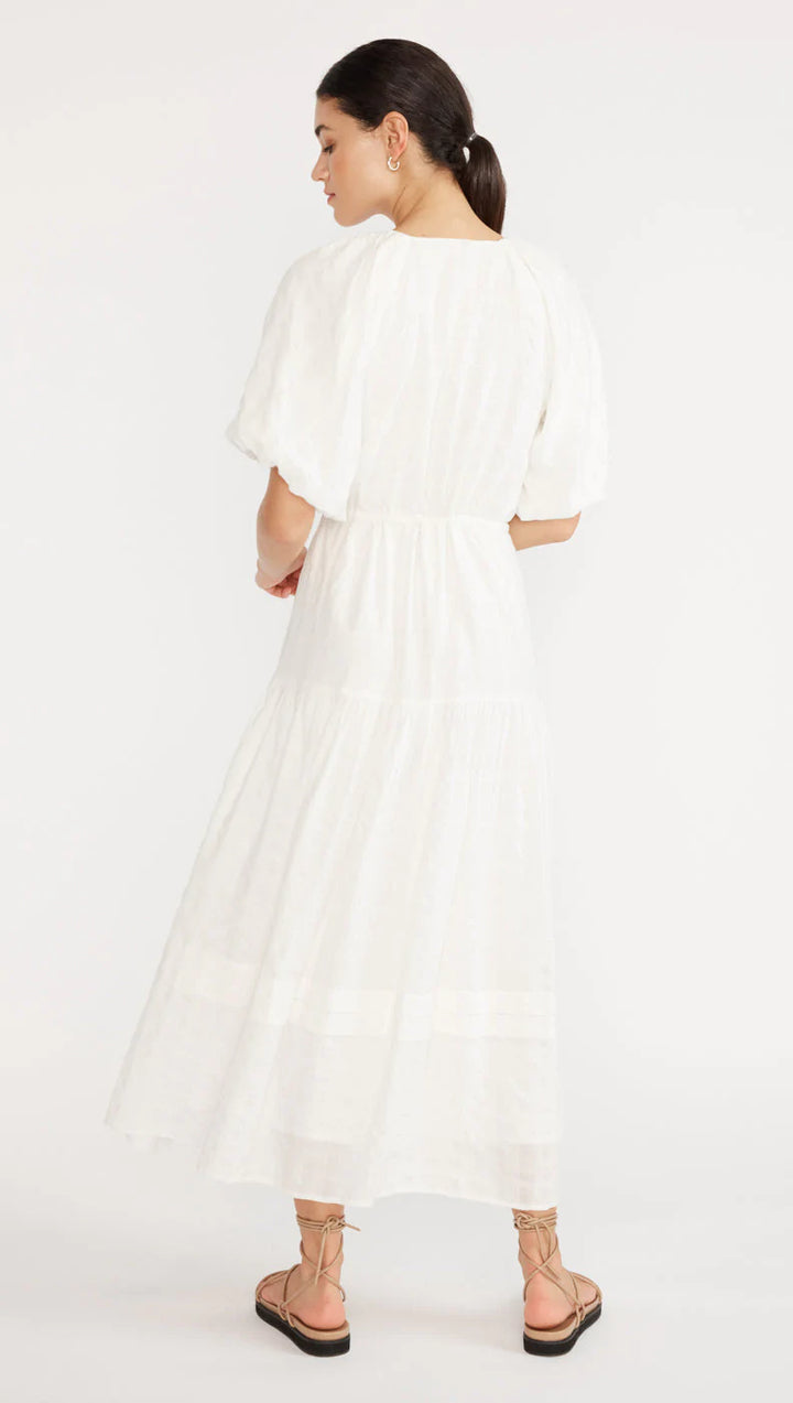 Karina Midi Dress- White