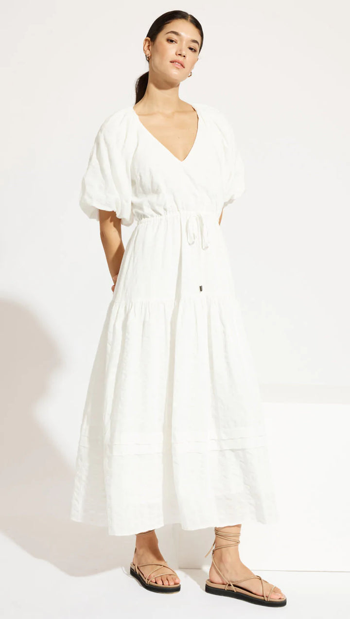 Karina Midi Dress- White
