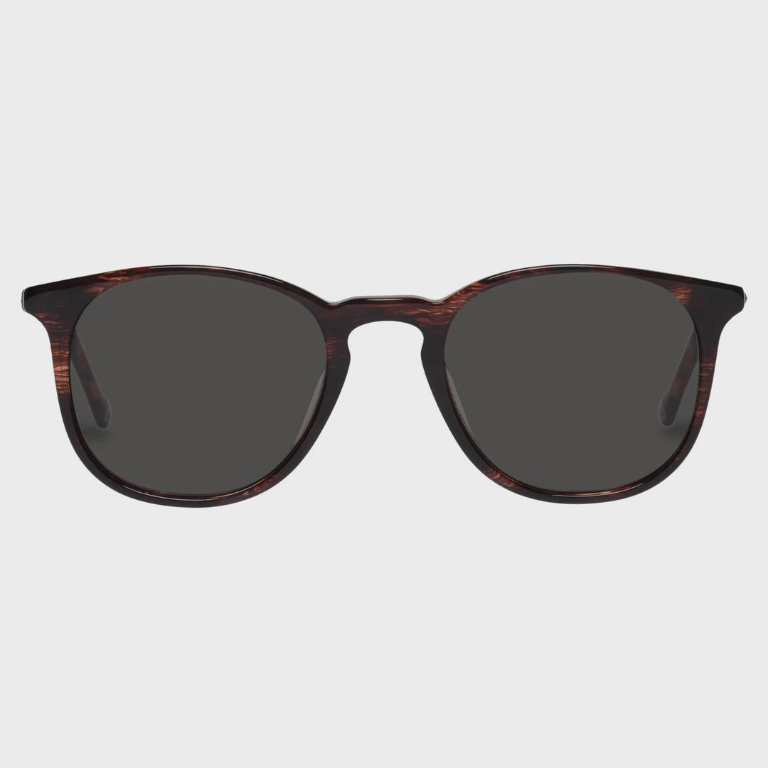 Le Specs Biogen 50 Sunglasses - Teak Woodstripe