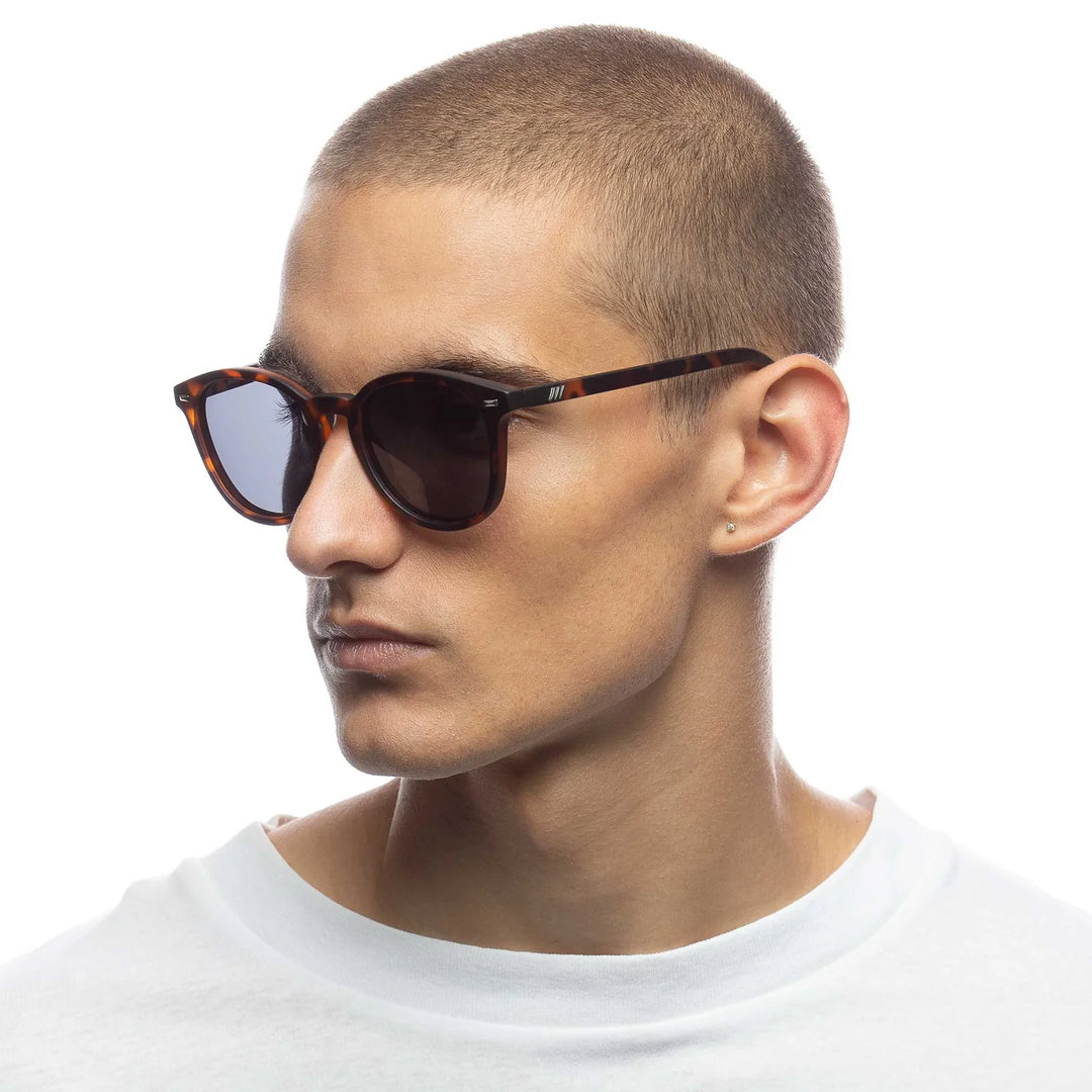 Le Specs Bandwagon Sunglasses - Matte Tort Polarised