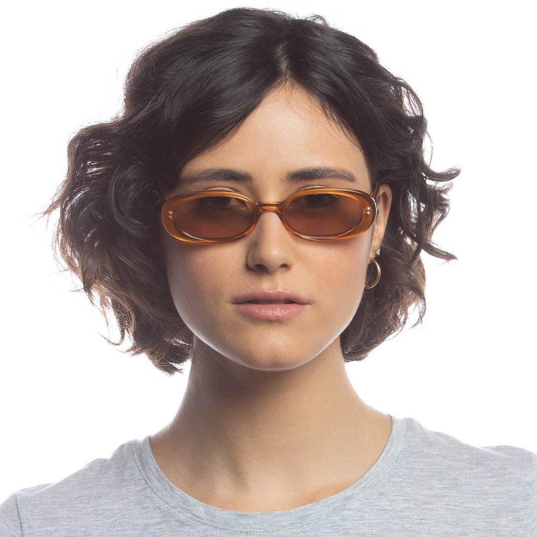 Le Specs Outta Love Sunglasses - Caramel-Tan Tint