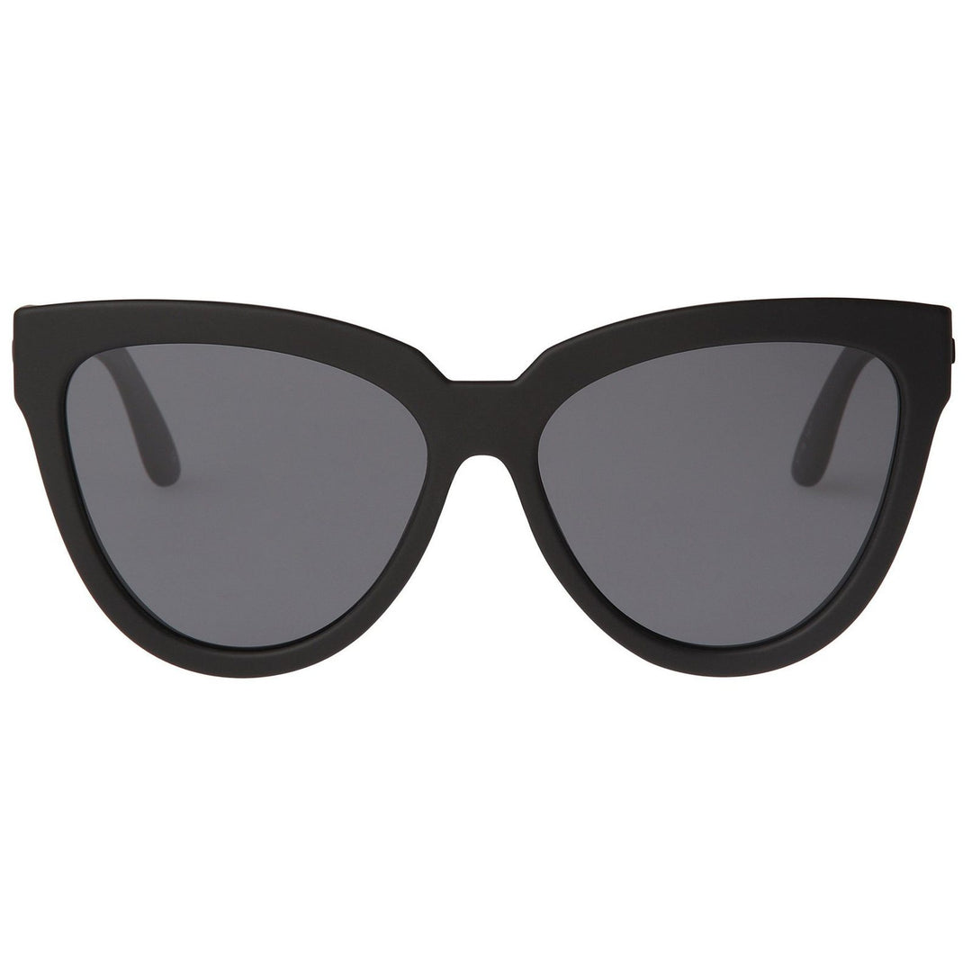 Le Specs Liar Liar Sunglasses - Black Rubber Polarised