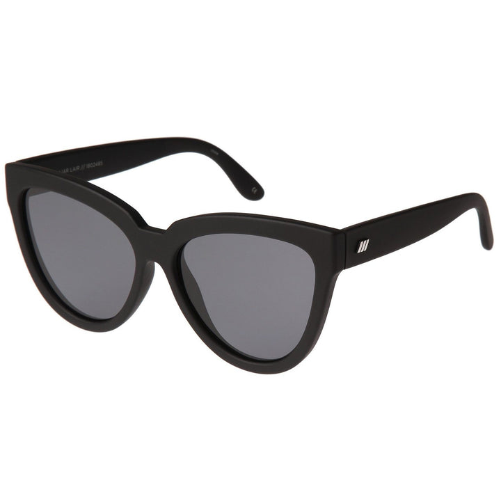 Le Specs Liar Liar Sunglasses - Black Rubber Polarised