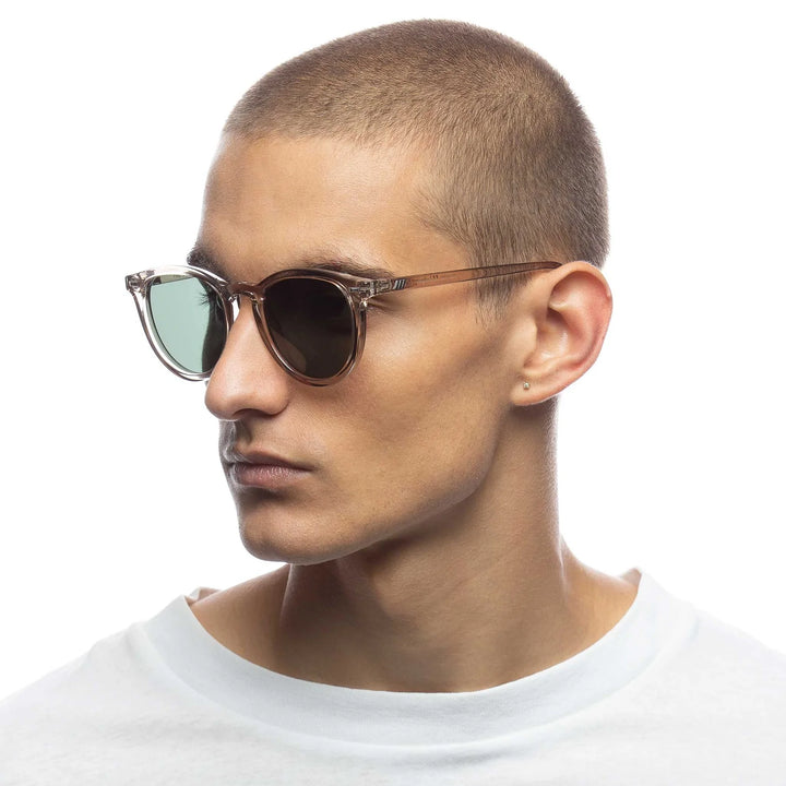 Le Specs Fire Starter Sunglasses- Stone Polarised