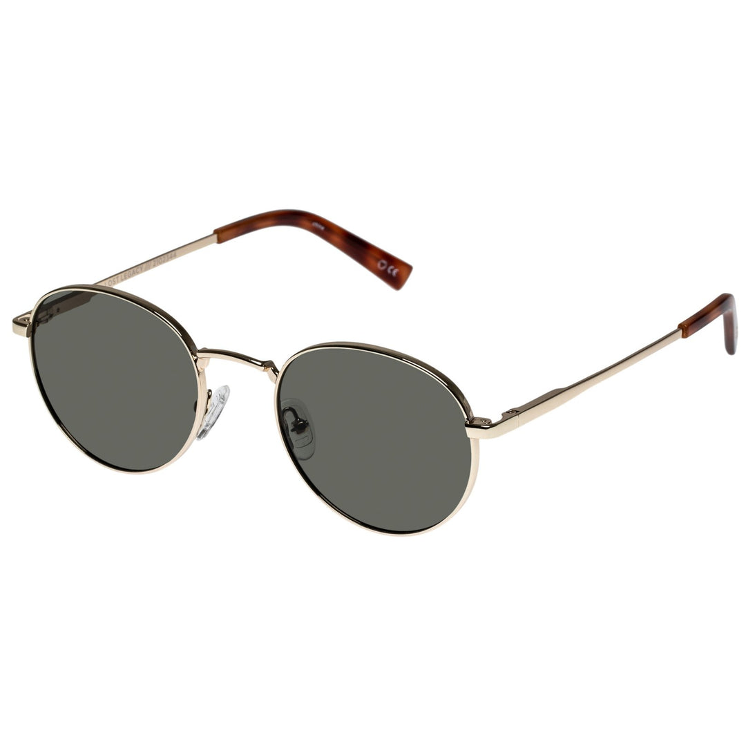 Le Specs Lost Legacy Sunglasses - Gold Green Mono