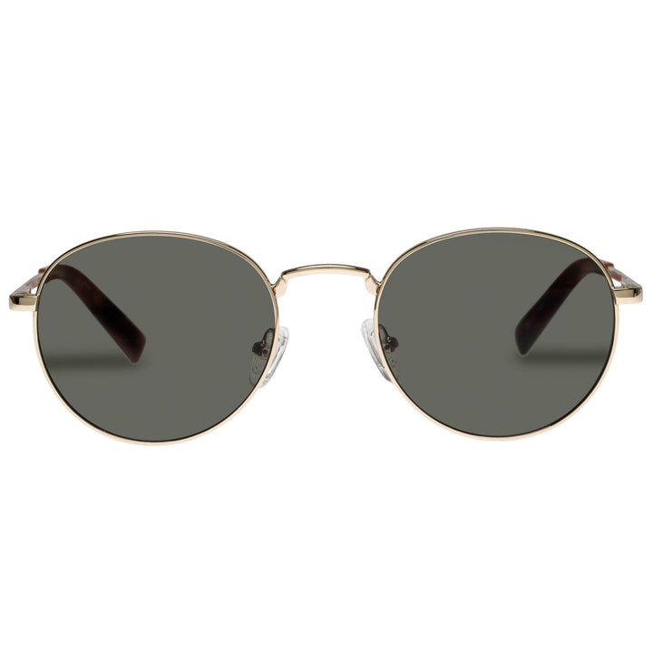 Le Specs Lost Legacy Sunglasses - Gold Green Mono