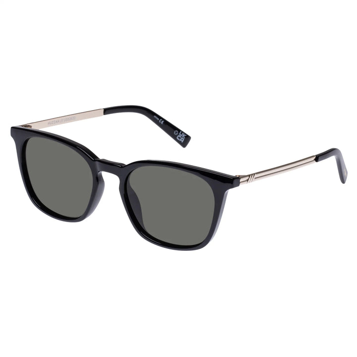 Le Specs Huzzah Sunglasses - Black Green Mono