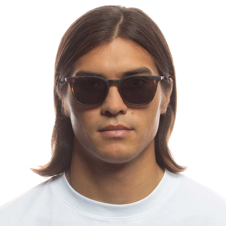 Le Specs Huzzah Sunglasses - Matte Tort Polarised