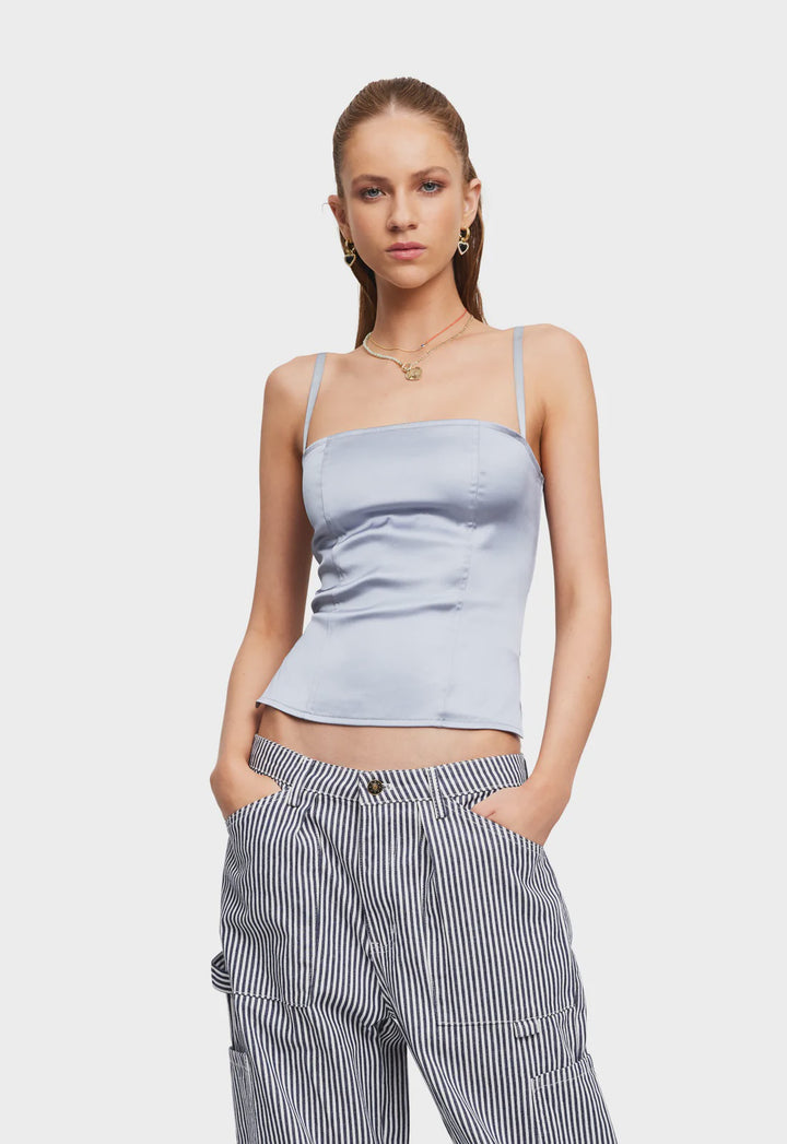 The Muse Corset- Sonic Silver