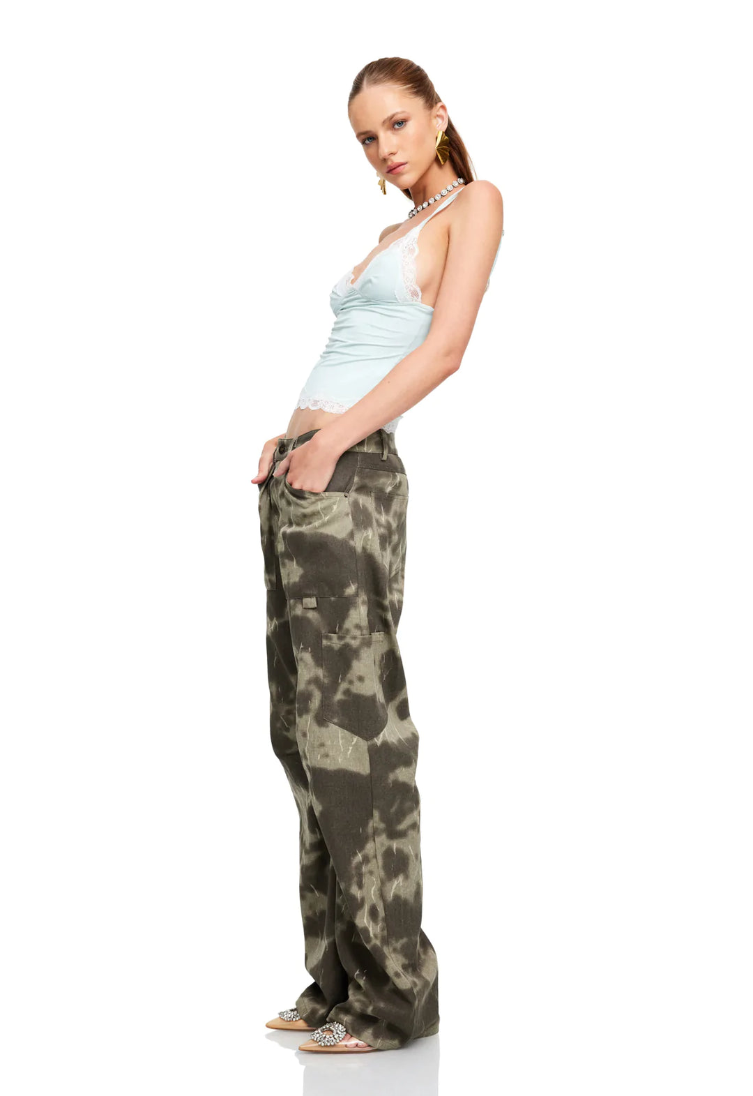 Dos Fitted Cami - Baby Blue