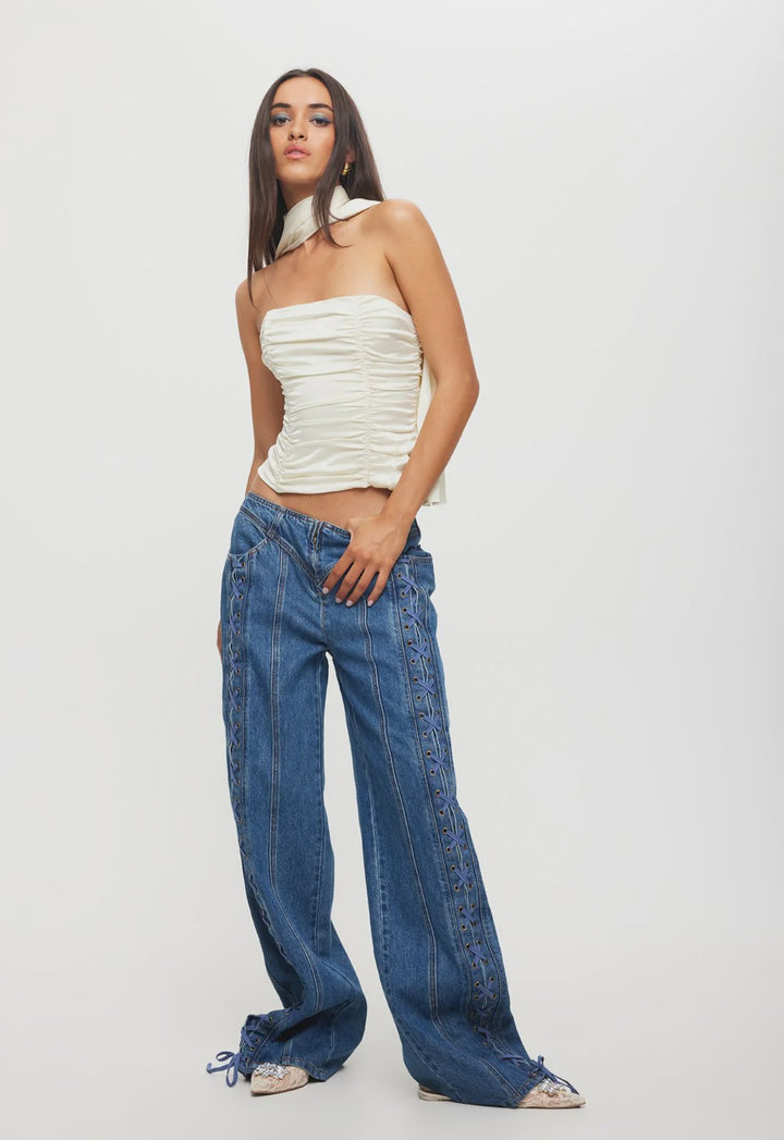 Lioness Island Bodice - Cornsilk