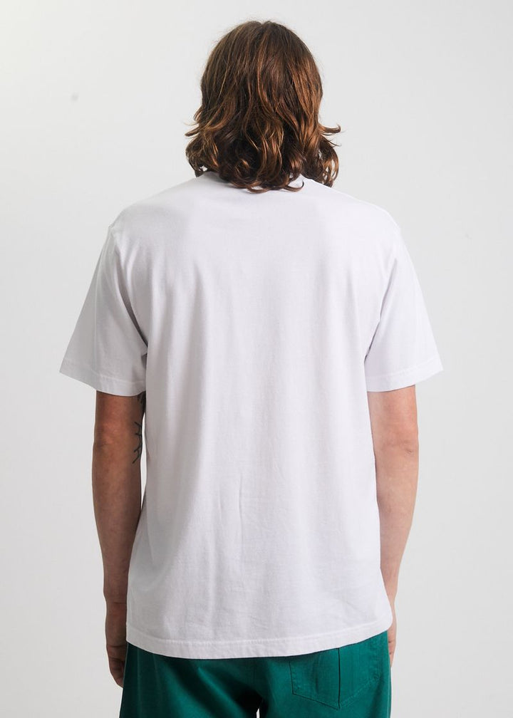 Plant Based Happiness Unisex Recycled Tee- White