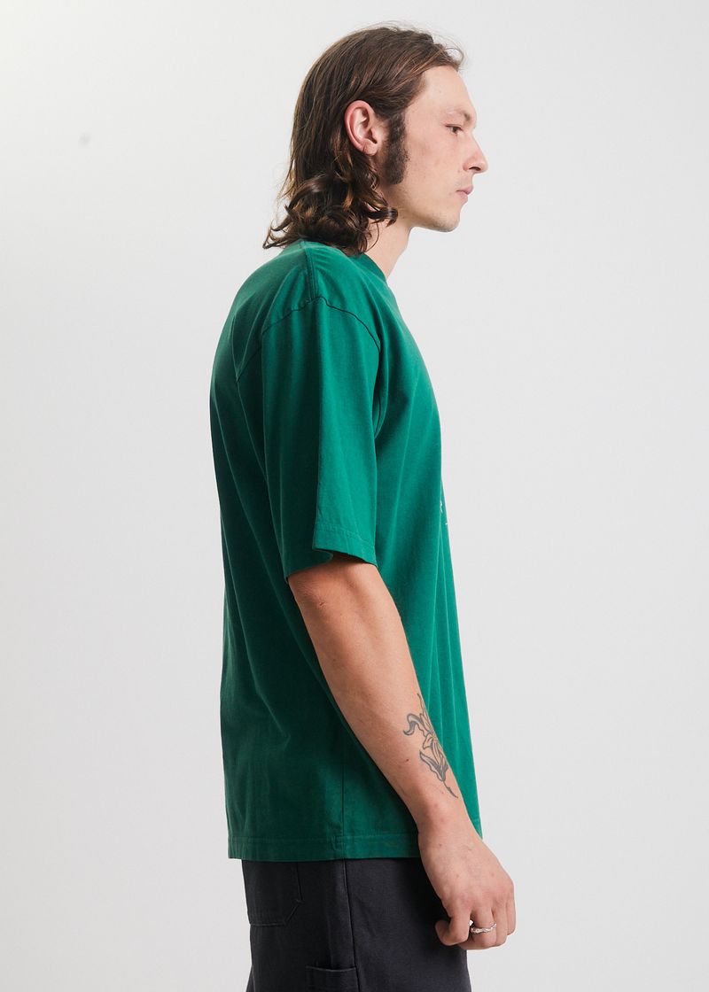 RIP in Unisex Recycled Oversized Tee- Forest