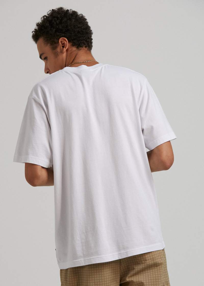 Transit Recycled Retro Fit Tee- White