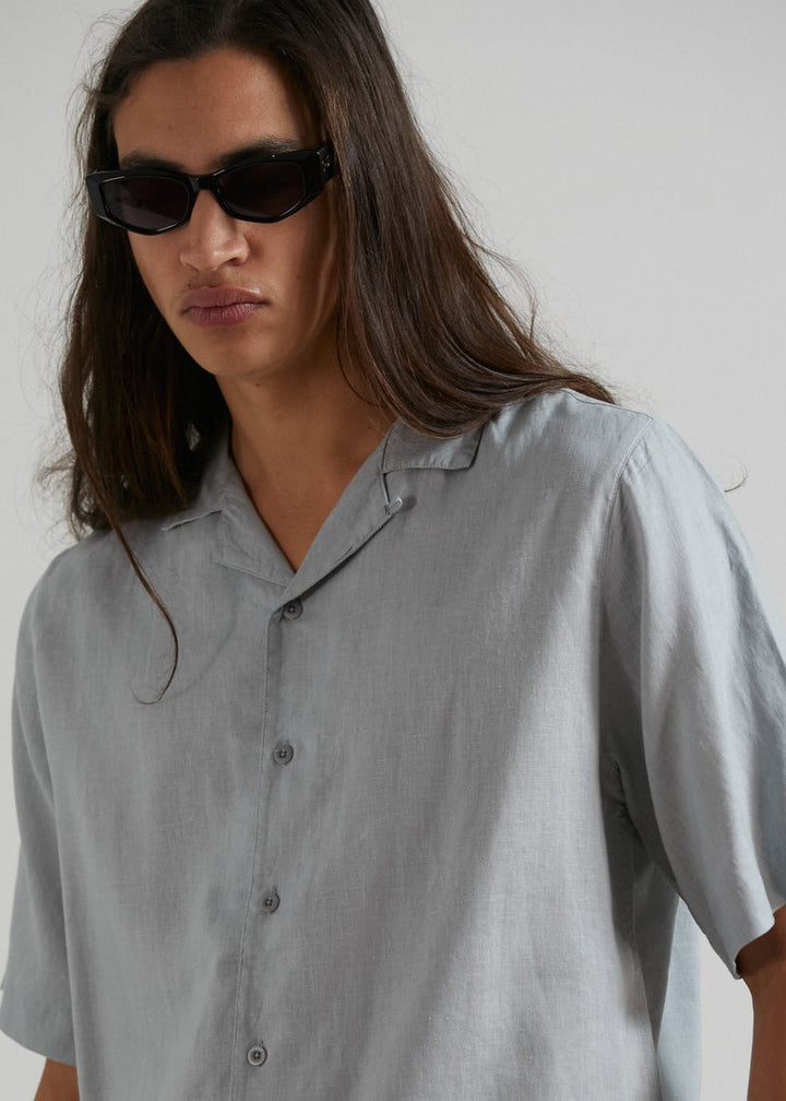 Daily Hemp Cuban Short Sleeve Shirt - Grey