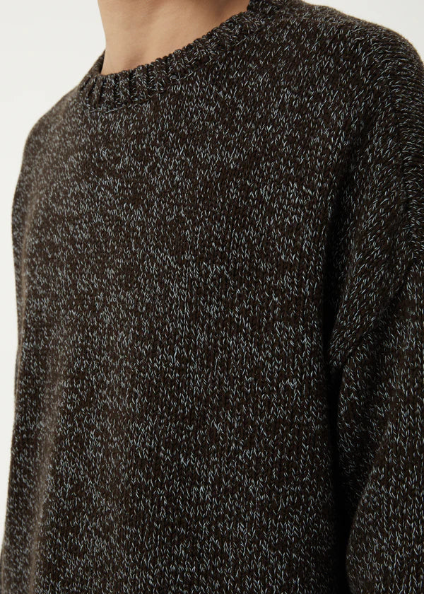 Console Organic Knit Crew - Coffee