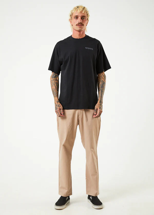 Vortex Recycled Retro Fit Tee- Black