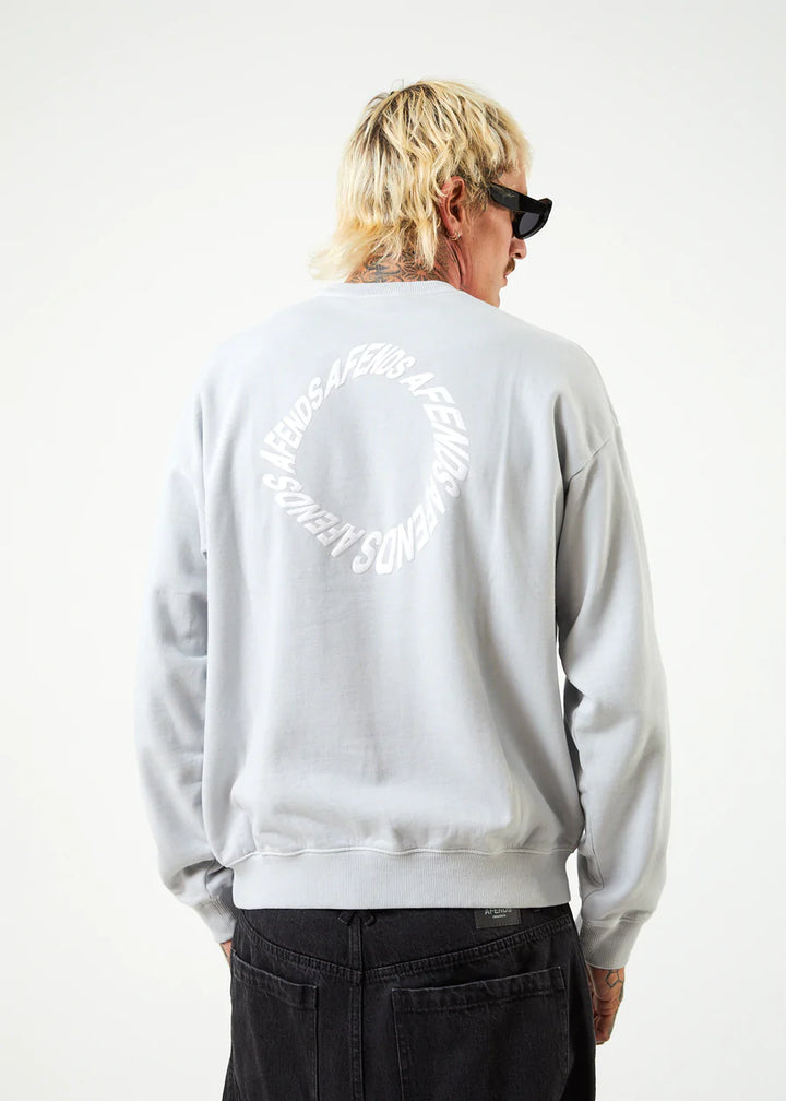 Vortex Recycled Crew Neck Jumper - Smoke