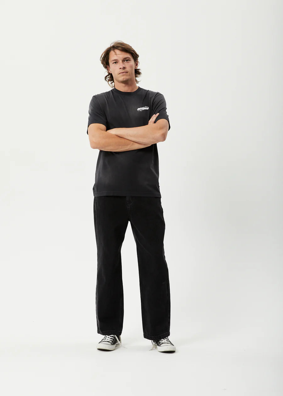 Eternal Recycled Retro Fit Tee - Worn Black