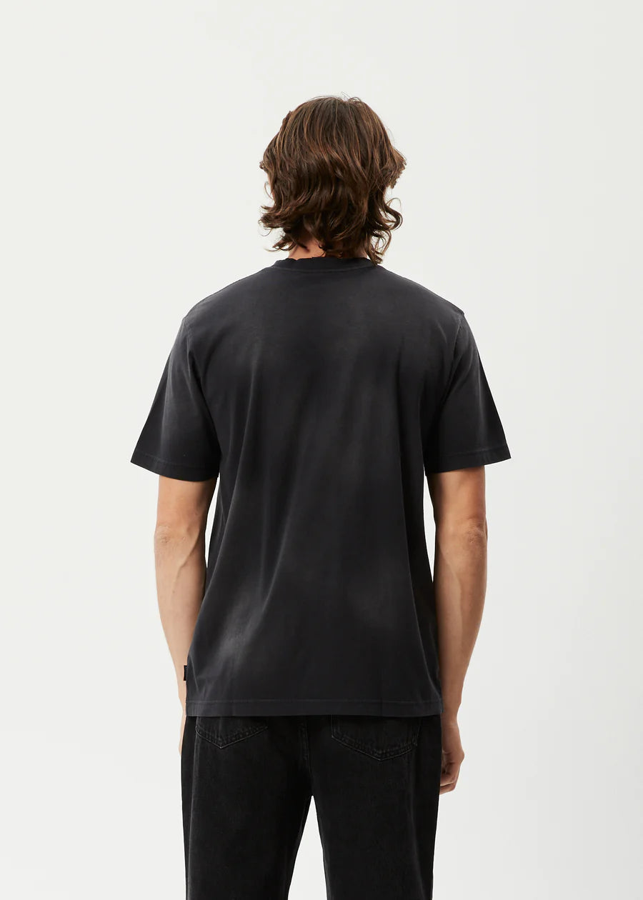 Eternal Recycled Retro Fit Tee - Worn Black