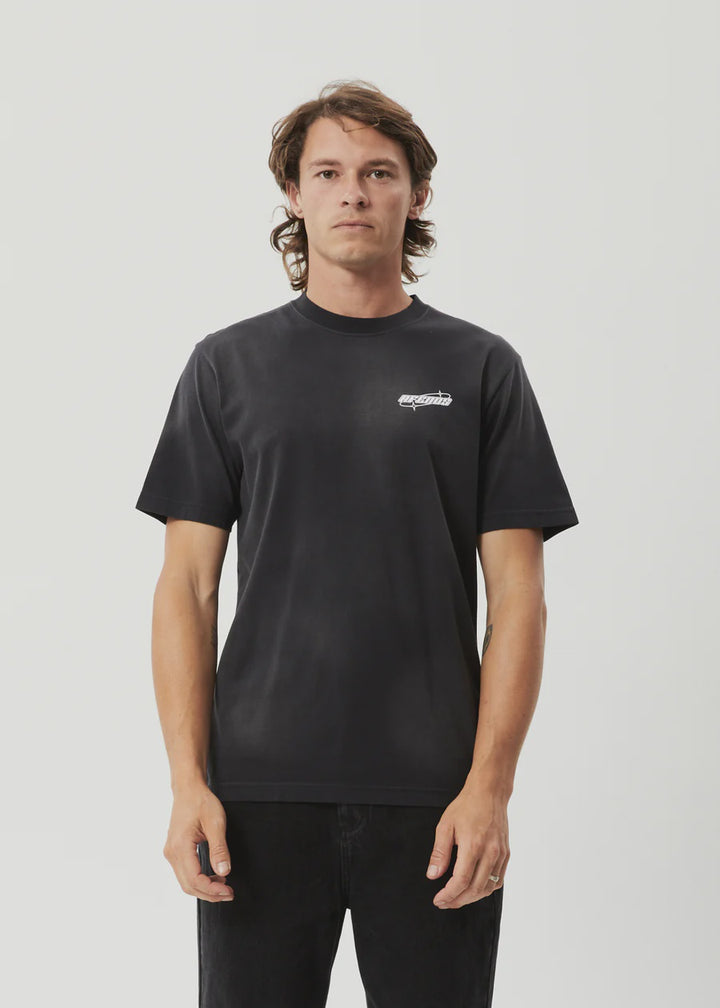 Eternal Recycled Retro Fit Tee - Worn Black