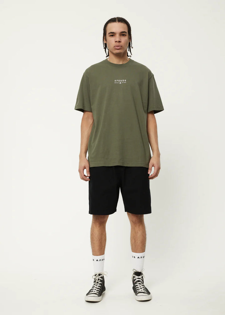 Calico Recycled Retro Fit Tee - Cypress