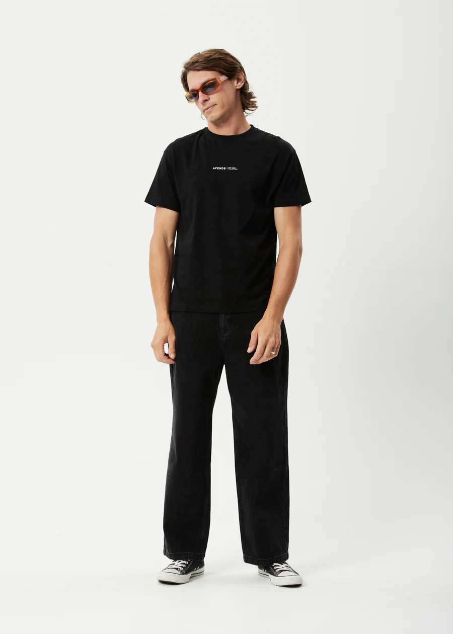 THC Hemp Slim Fit Tee- Black