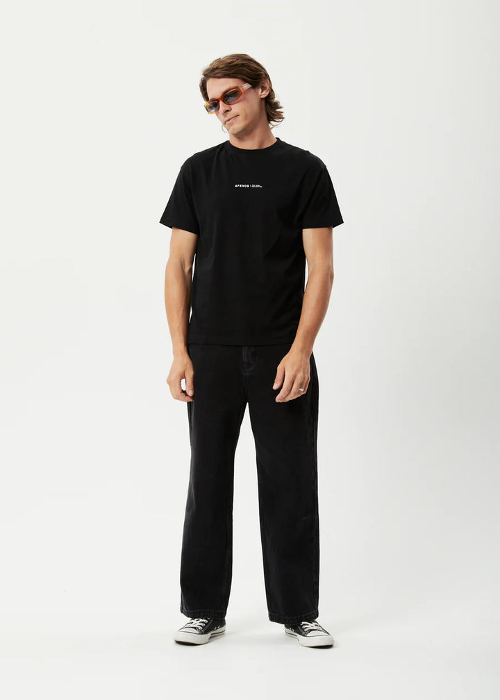 THC Hemp Slim Fit Tee- Black