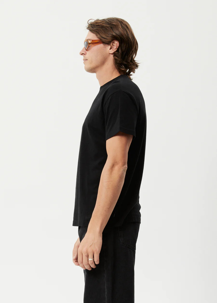 THC Hemp Slim Fit Tee- Black