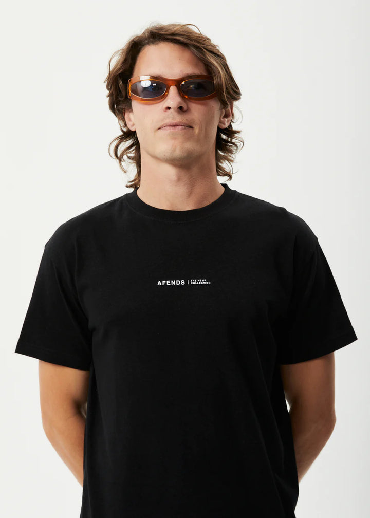THC Hemp Slim Fit Tee- Black