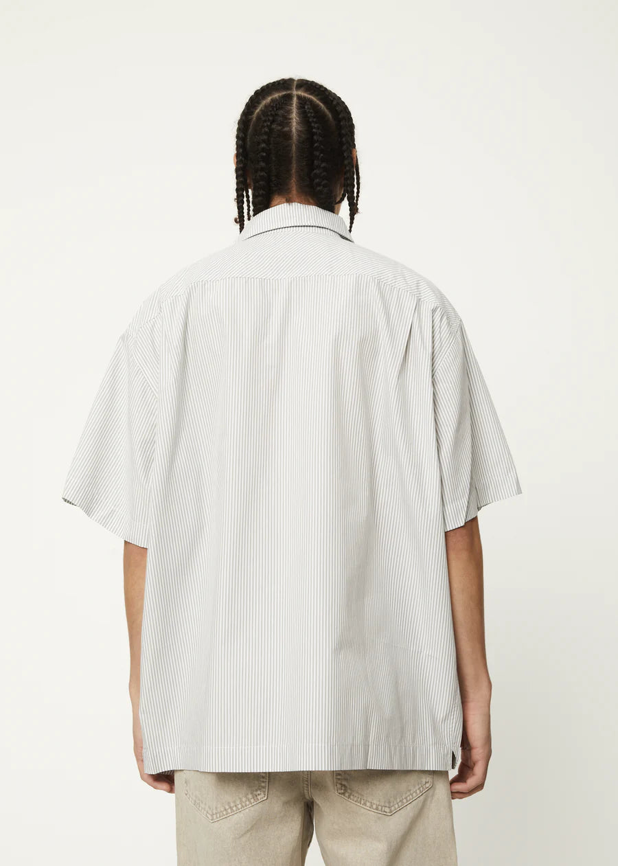 Locked Up Recycled led Short Sleeve Shirt - Smoke