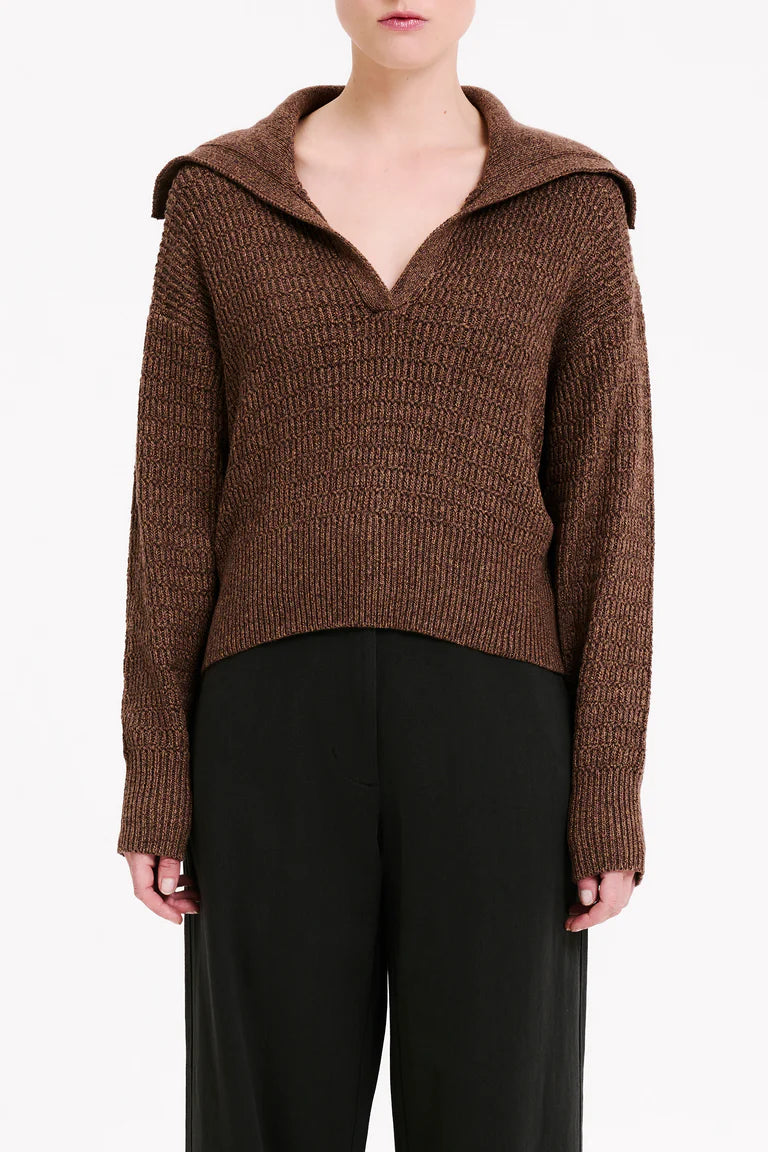 Nala Rugby Knit - Cola