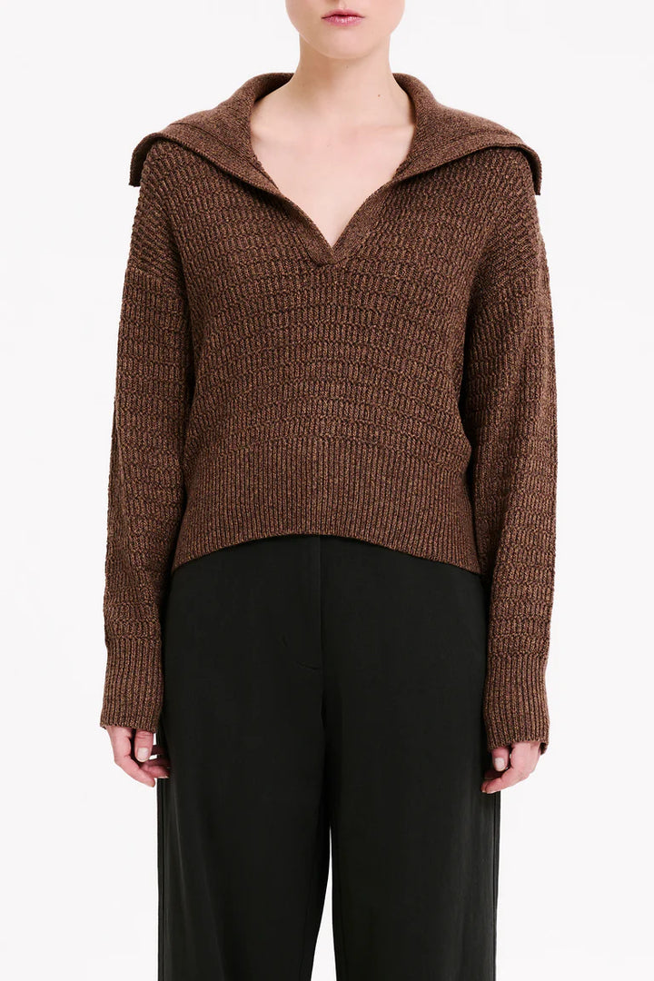 Nala Rugby Knit - Cola