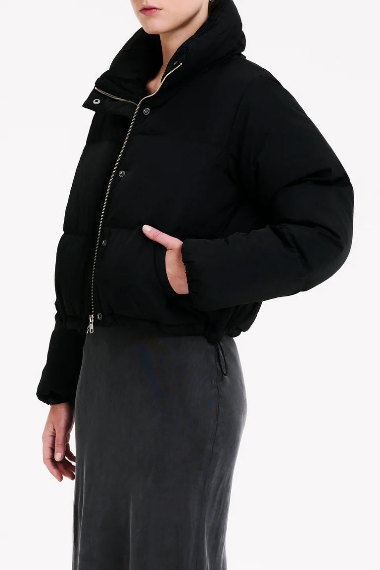Topher Puffer Jacket - Black