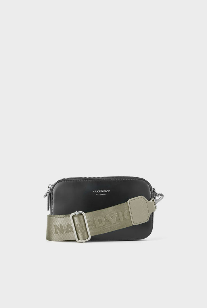 The Met Branded - Black/Silver with Sage Green Strap